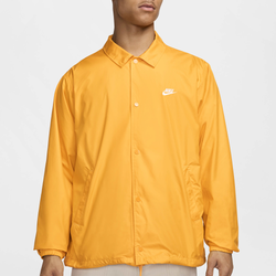 Men's - Nike Club Coaches Jacket - University Gold/White