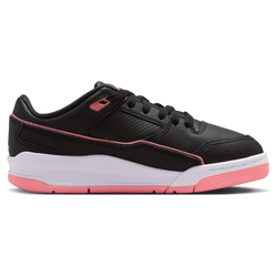 Boys' Grade School - Jordan Flight Court - Black/White/Pink Gaze
