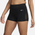 Nike Dri-FIT Medium Rise 3" Mesh Shorts - Women's White/Black