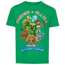 Boys' Grade School - Minecraft MC Friends and Allies Culture T-Shirt - Kelley /Kelley