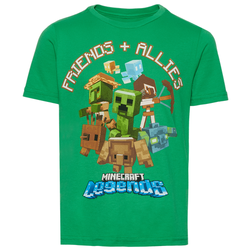 

Boys Minecraft Minecraft MC Friends and Allies Culture T-Shirt - Boys' Grade School Kelley /Kelley Size M