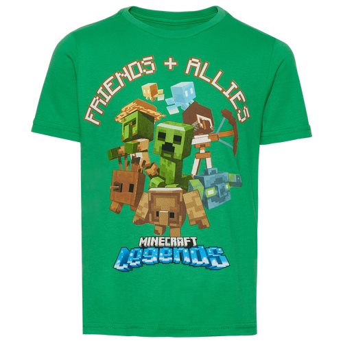 

Boys Minecraft Minecraft MC Friends and Allies Culture T-Shirt - Boys' Grade School Kelley /Kelley Size S