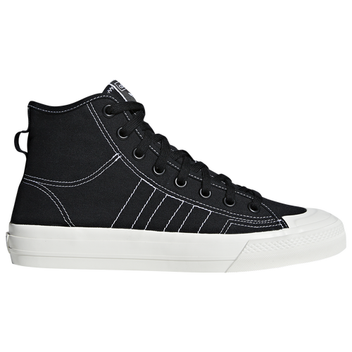 

adidas Mens adidas Nizza High RF - Mens Skate Shoes Core Black/Ftwr White/Off White Size 11.0