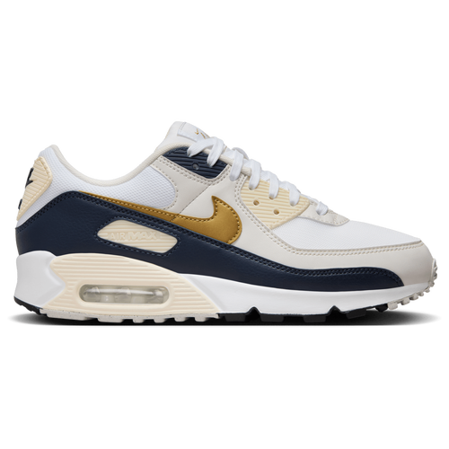 

Nike Womens Nike Air Max 90 Oly - Womens Running Shoes White/Navy/Coconut Milk Size 5.5
