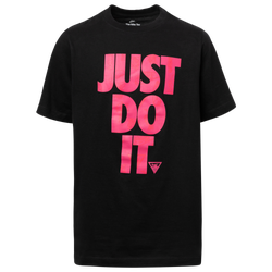 Boys' Grade School - Nike Beach Party T-Shirt - Black/Pink