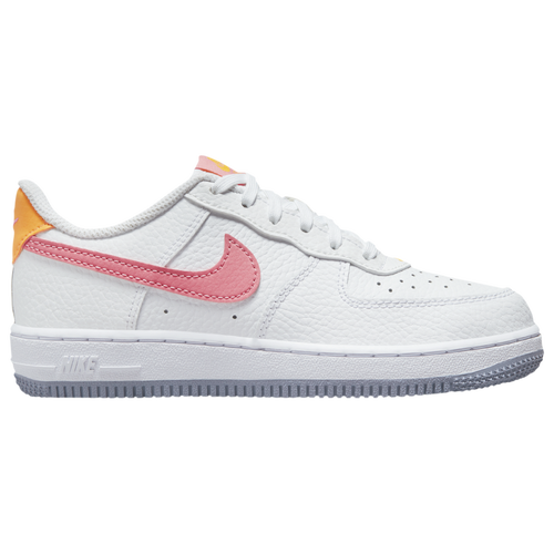 

Nike Boys Nike Air Force 1 Low - Boys' Preschool Basketball Shoes White/Laser Orange/Indigo Haze Size 3.0