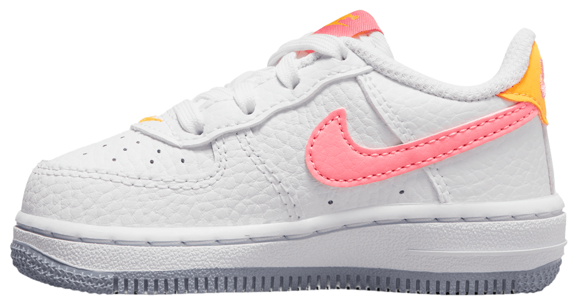 Air force 1 just do it orange foot outlet locker