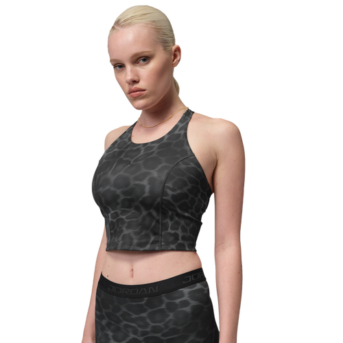 WOMENS - Jordan Sport DriFIT AOP Tank - Black