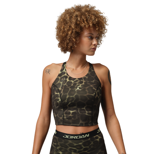 WOMENS - Jordan Sport DriFIT AOP Tank - Luminous Green