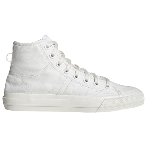 

adidas Mens adidas Nizza High RF - Mens Skate Shoes Cloud White/Cloud White/Off White Size 12.5