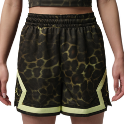 Women's - Jordan Sport Diamond 4in AOP Short - Luminous Green/Luminous Green