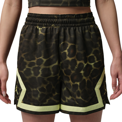 WOMENS - Jordan Sport Diamond 4in AOP Short - Luminous Green