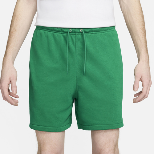 

Nike Mens Nike Club Flow French Terry Shorts - Mens Malachite/Malachite/White Size L