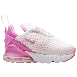 Boys' Toddler - Nike Air Max 270 - White/Playful Pink/Pink Foam