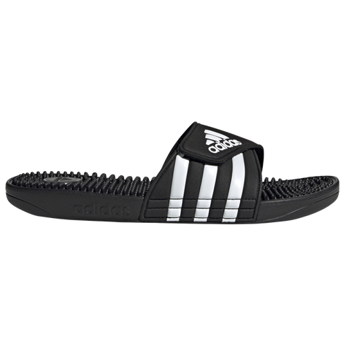 

adidas Boys adidas Adissage Slide - Boys' Grade School Shoes White/Black Size 6.0