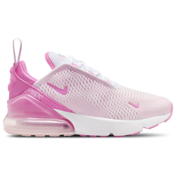 Boys' Preschool - Nike Air Max 270 - White/Playful Pink/Pink Foam