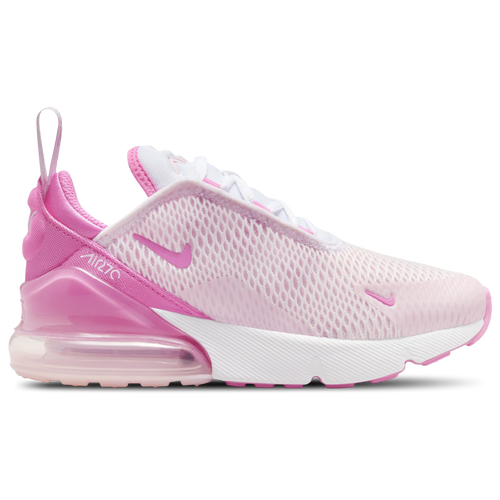 

Nike Boys Nike Air Max 270 - Boys' Preschool Running Shoes White/Playful Pink/Pink Foam Size 11.0