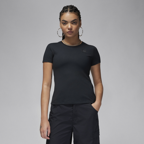 

Jordan Womens Jordan Slim Essentials SS Tee - Womens Black Size XL