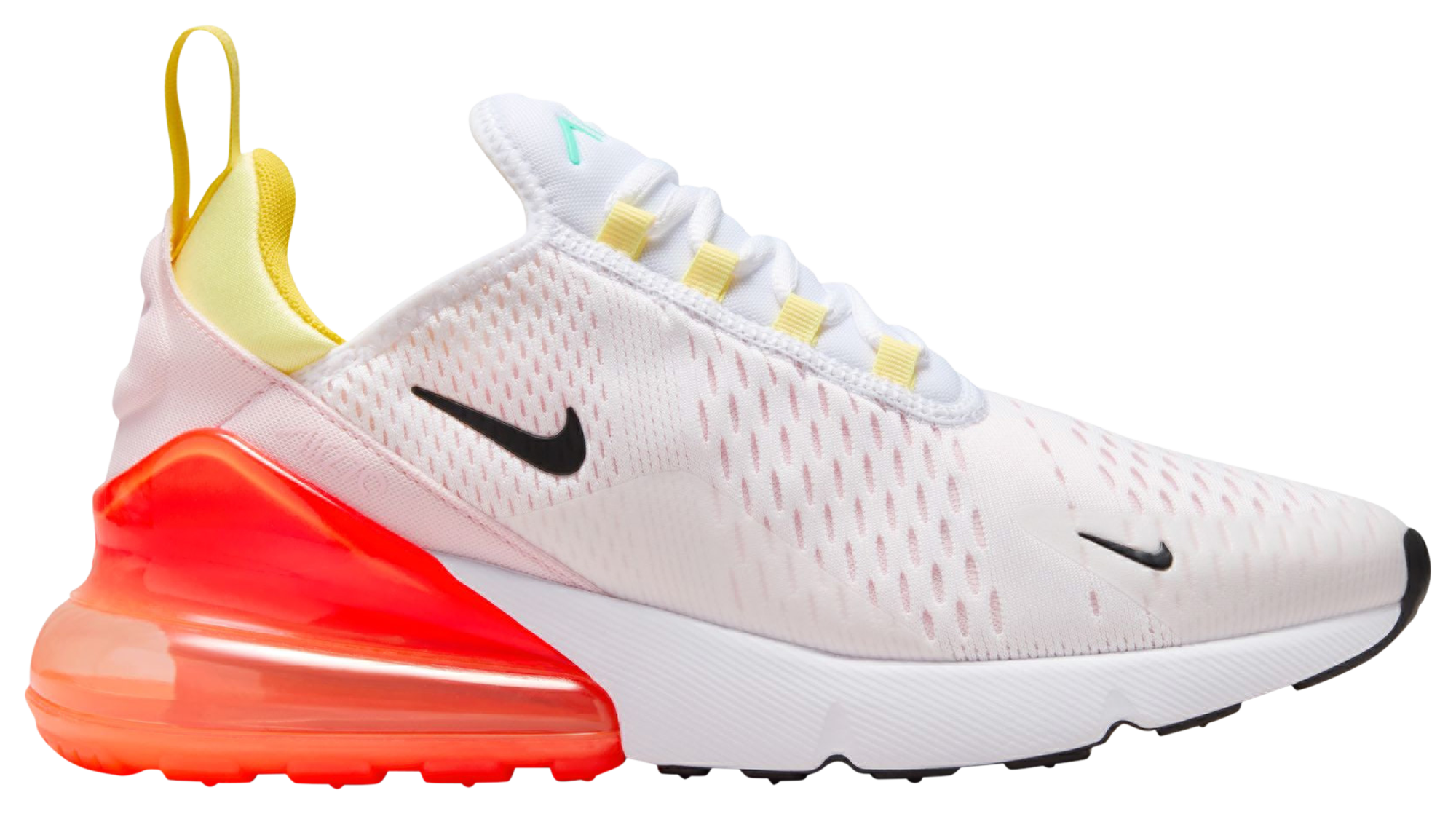 Nike air max 270 yellow and pink best sale