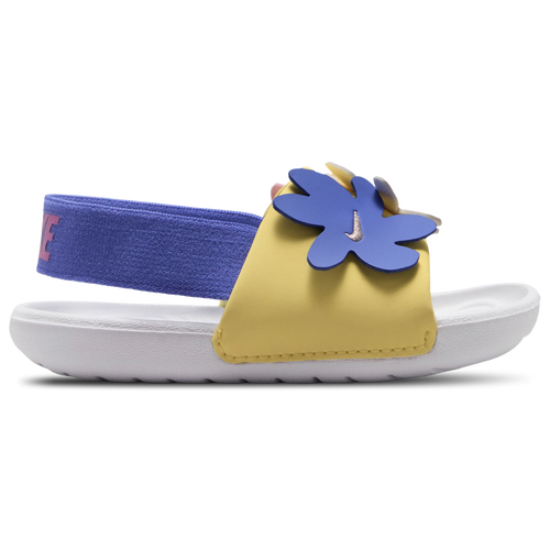  - Nike Kawa Slides SE - White/Soft Yellow Sapphire