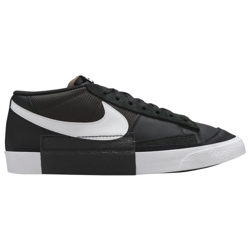 Shop Nike Mens  Blazer Low Pro Club In Black/white/grey