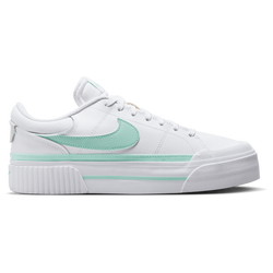 Women's - Nike Court Legacy Lift MT - White/Mint Foam/Barely Green