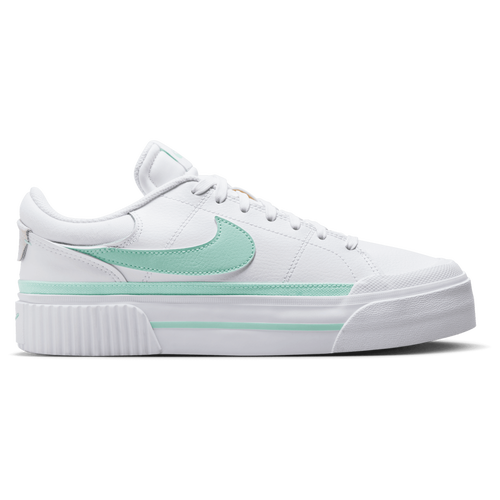 

Womens Nike Nike Court Legacy Lift MT - Womens Shoe White/Mint Foam/Barely Green Size 05.5