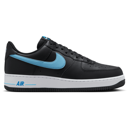 

Nike Mens Nike Air Force 1 '07 FLB - Mens Basketball Shoes Black/Blue/White Size 13.0