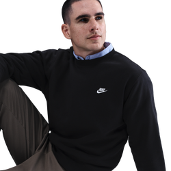 Men's - Nike Club Crew - Black/White