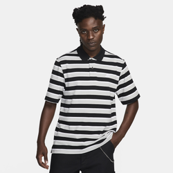 Men's - Nike Club Stripe Polo - Black/White