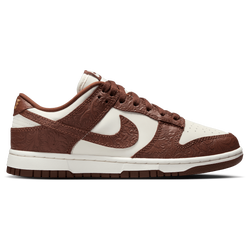 Women's - Nike Dunk Low - Sail/Sail/Fauna Brown