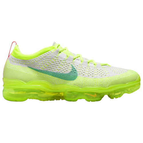 

Nike Mens Nike Air Vapormax 2023 Flyknit - Mens Shoes Volt/Vast Grey/Emerald Rise Size 10.0