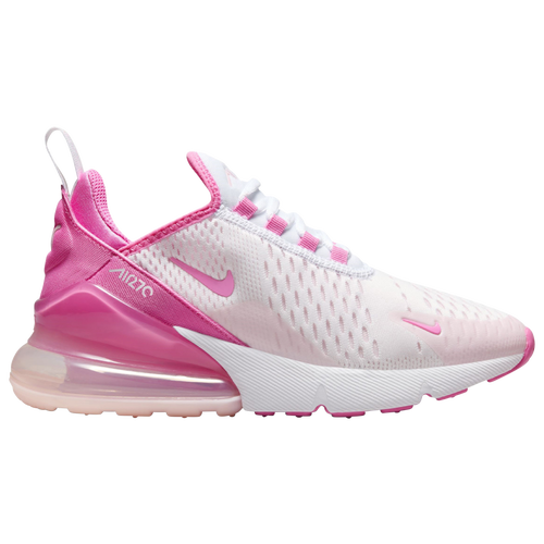 

Nike Boys Nike Air Max 270 - Boys' Grade School Running Shoes White/Playful Pink/Pink Foam Size 6.0