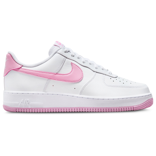 

Nike Mens Nike Air Force 1 '07 ESS - Mens Basketball Shoes White/Pink Rise/White Size 11.0