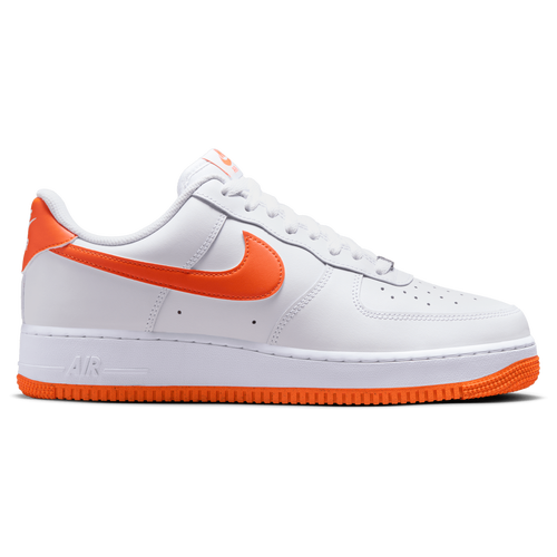 

Nike Mens Nike Air Force 1 Low '07 - Mens Basketball Shoes White/Orange/White Size 13.0