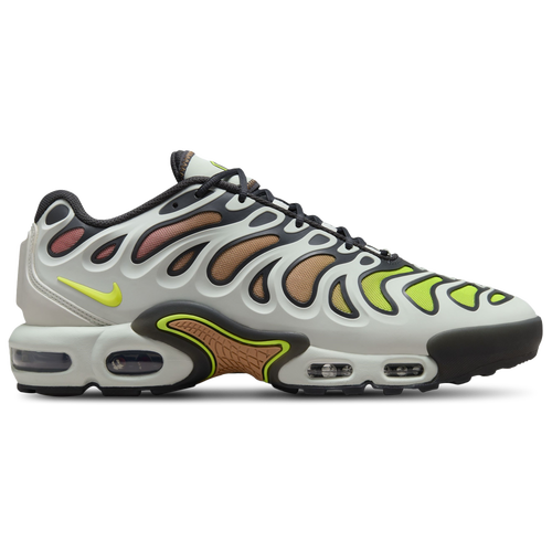 

Nike Mens Nike Air Max Plus Drift - Mens Running Shoes Light Silver/Volt/Adobe Size 10.0