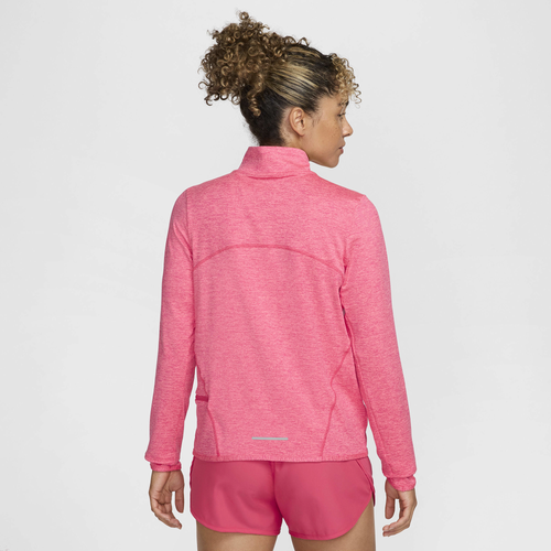 

Nike Womens Nike Swift Element Dri-FIT UV Half-Zip - Womens Hot Punch/Aster Pink/Heather Size L