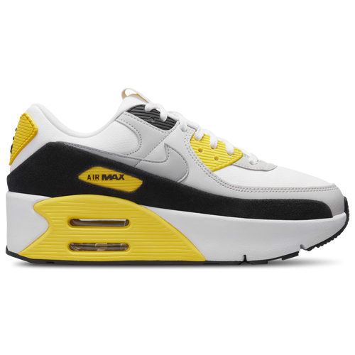 

Nike Womens Nike Air Max 90 LV8 - Womens Running Shoes White/Wolf Grey/Black Size 9.5