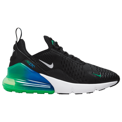 

Boys Nike Nike Air Max 270 - Boys' Grade School Shoe Black/Photo Blue/White Size 04.0