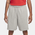 Nike Club Knit Shorts - Men's Dark Grey Heather/White