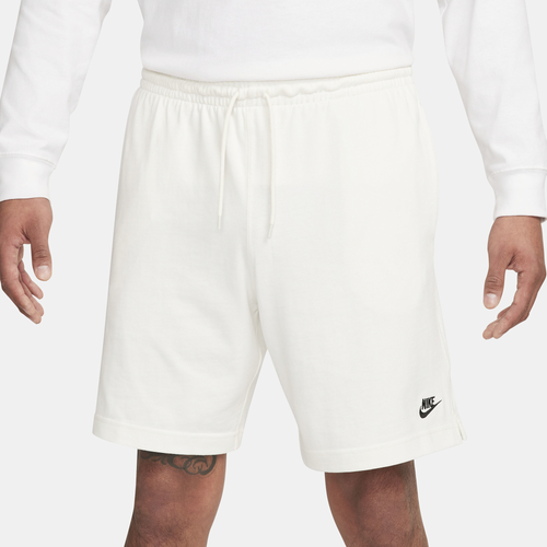 

Nike Mens Nike Club Knit Shorts - Mens Sail/Black Size L