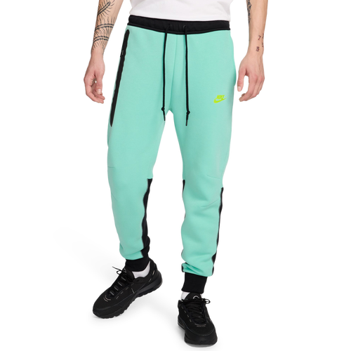 

Nike Mens Nike Tech Fleece Joggers - Mens Emerald Rise/Black Size L