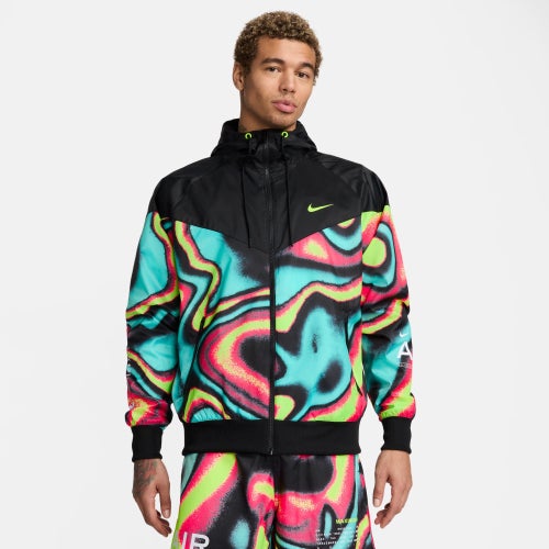 

Nike Mens Nike NSW Woven Max Volume Lined WR Jacket - Mens Multi Color/Black Size XXL