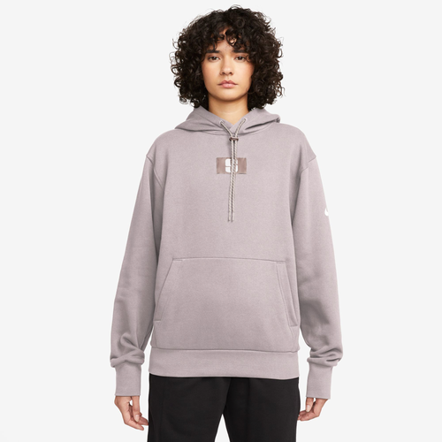 

Nike Womens Nike Sabrina Hoodie - Womens Purple/White Size XL