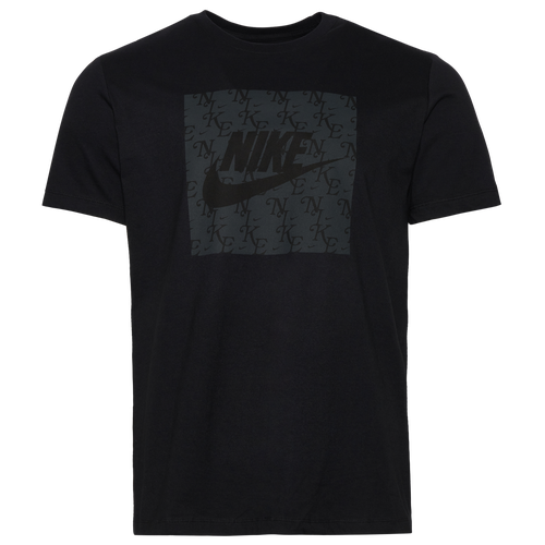 

Nike Mens Nike Monogram T-Shirt - Mens Black/Black Size XL