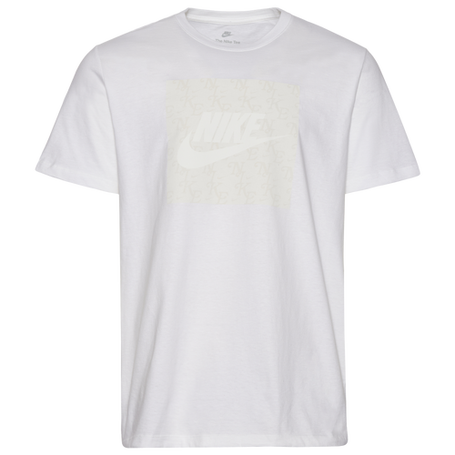 

Nike Mens Nike Monogram T-Shirt - Mens White/Grey Size XL