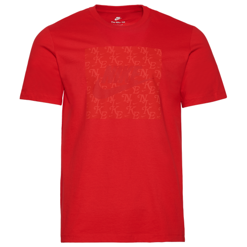 

Nike Mens Nike Monogram T-Shirt - Mens Red/Red Size 3XL