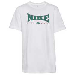 Boys' Grade School - Nike Vintage Logo T-Shirt - White/Green