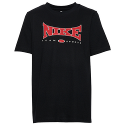 Boys' Grade School - Nike Vintage Logo T-Shirt - Red/Black