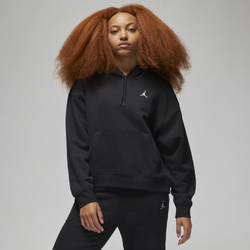 Women's - Jordan Brooklyn Fleece Pullover - Black/White